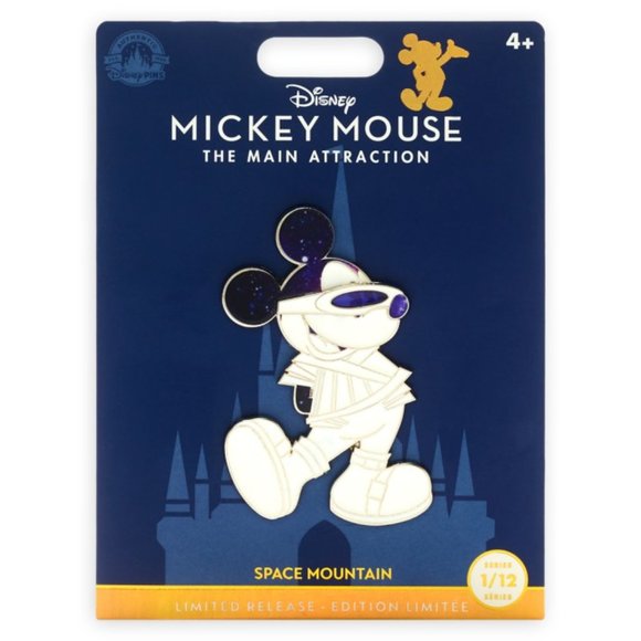 Loungefly Mickey Mouse: The Main Attraction Space Mountain and Mickey Pin main image 5